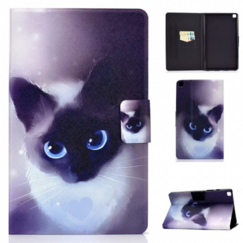 Kotelot Samsung Galaxy Tab A7 (2020) Blue Eyes Cat