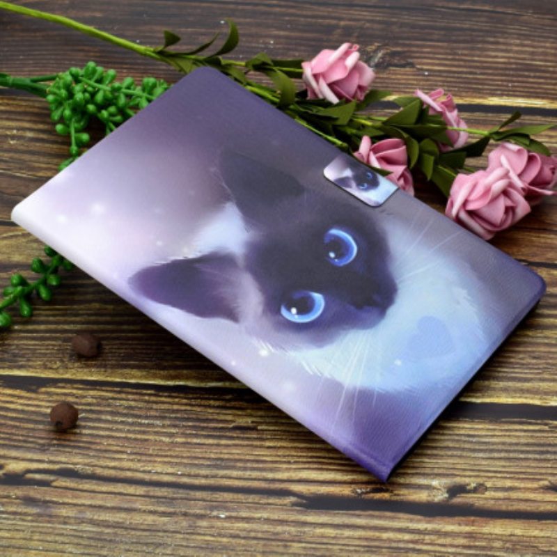 Kotelot Samsung Galaxy Tab A7 (2020) Blue Eyes Cat