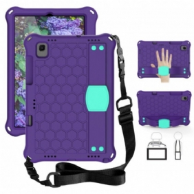 Kuori Samsung Galaxy Tab A7 (2020) Eva Strap-tuki Ja Olkahihna