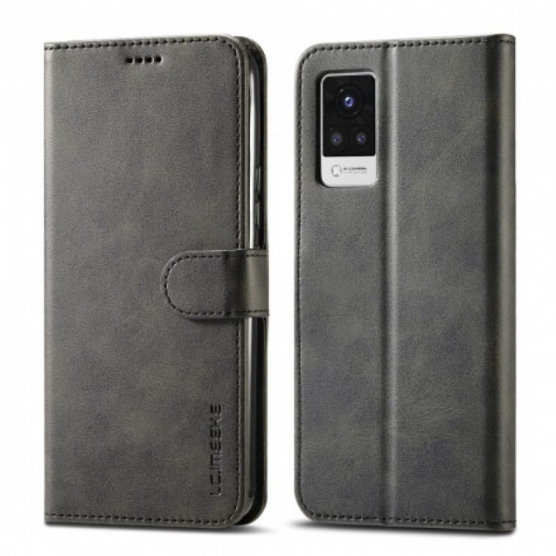 Flip Case Vivo V21 5G Lc.imeeke Nahkaefekti