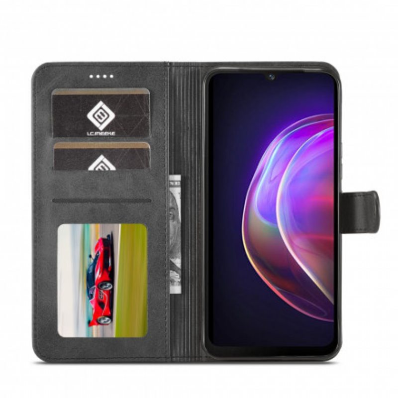 Flip Case Vivo V21 5G Lc.imeeke Nahkaefekti