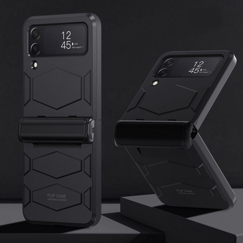 Case Samsung Galaxy Z Flip 4 Kotelot Flip Jäykkä Hunajakennomuotoilu