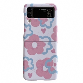 Case Samsung Galaxy Z Flip 4 Kotelot Flip Kauniita Kukkia