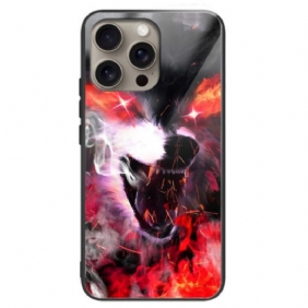 Kuori iPhone 16 Pro Max Fierce Wolf Karkaistu Lasi