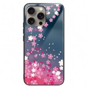 Kuori iPhone 16 Pro Max Rain Of Hearts Karkaistu Lasi