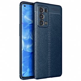 Case Oppo Reno 6 Pro 5G Litchi Double Line Nahka