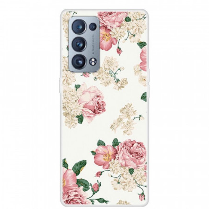 Case Oppo Reno 6 Pro 5G Retro Ruusut