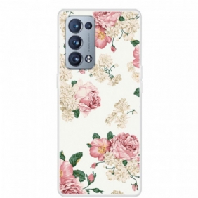 Case Oppo Reno 6 Pro 5G Retro Ruusut