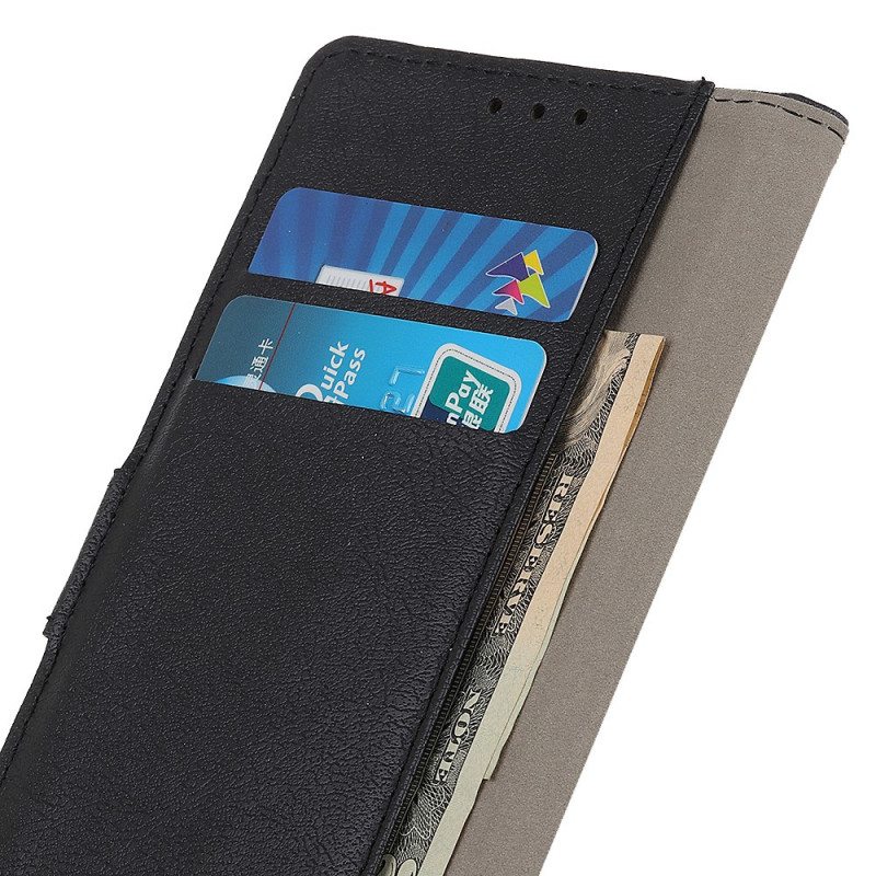 Flip Case Oppo Reno 6 Pro 5G Keinonahkainen Folio