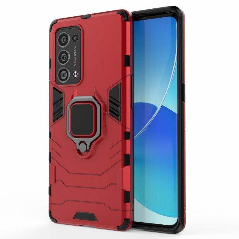 Kuori Oppo Reno 6 Pro 5G Kääntyvä Rengastuki