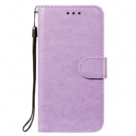 Flip Case Xiaomi Redmi Note 10 5G Nahkainen Muotoilu Hihnalla