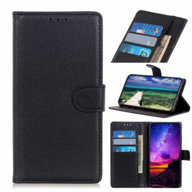 Kotelot Xiaomi Redmi Note 10 5G Perinteinen Litchi Faux Leather