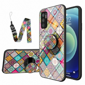 Kuori Xiaomi Redmi Note 10 5G Patchwork Magneettipidike