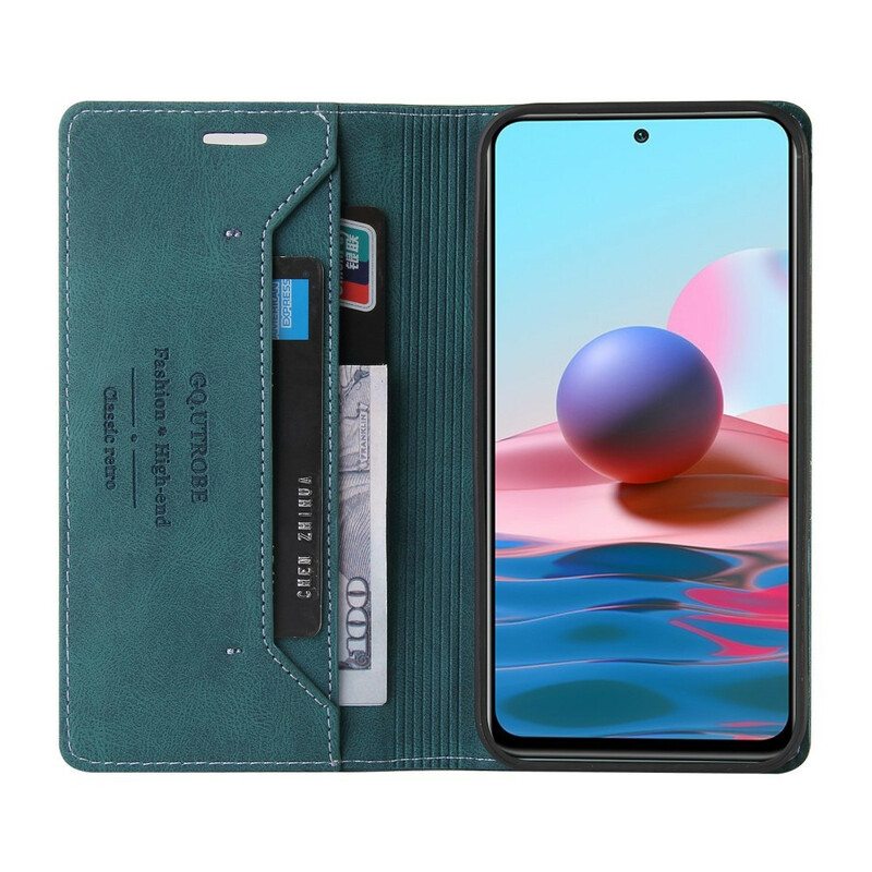 Puhelinkuoret Xiaomi Redmi Note 10 5G Kotelot Flip Keinonahka Gq.utrobe