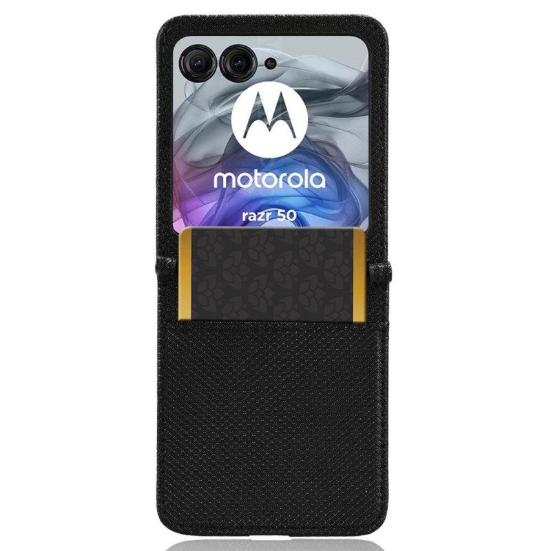 Kuori Motorola Razr 50 Bi-tekstuurikorttipidike