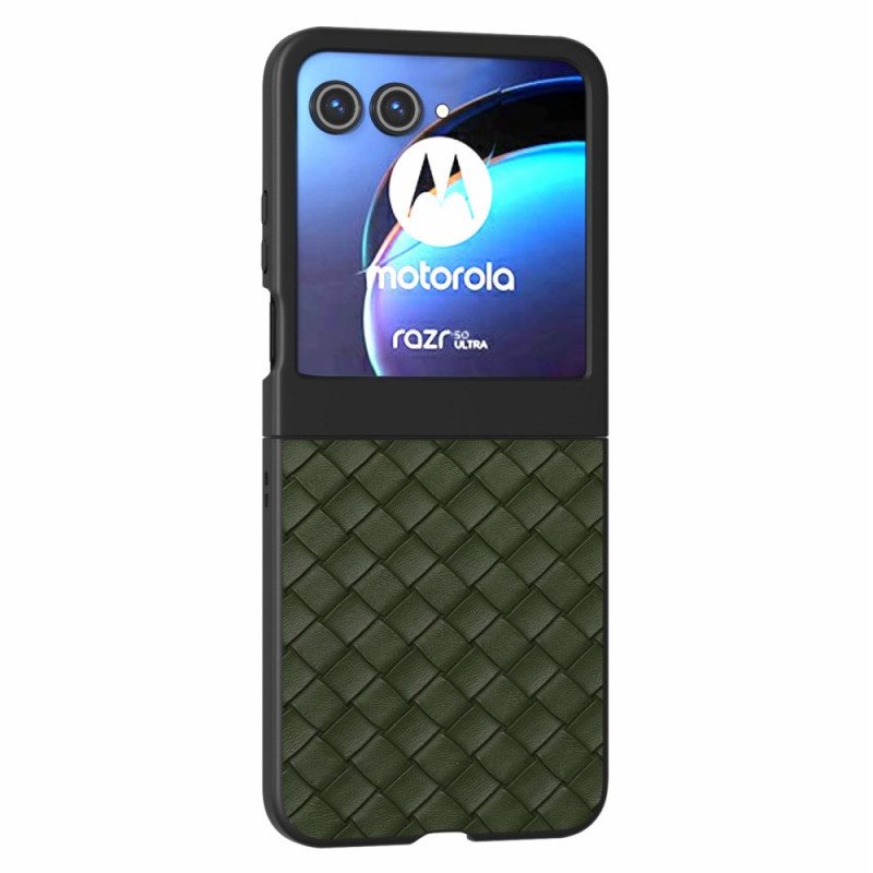 Kuori Motorola Razr 50 Kudottu Rakenne