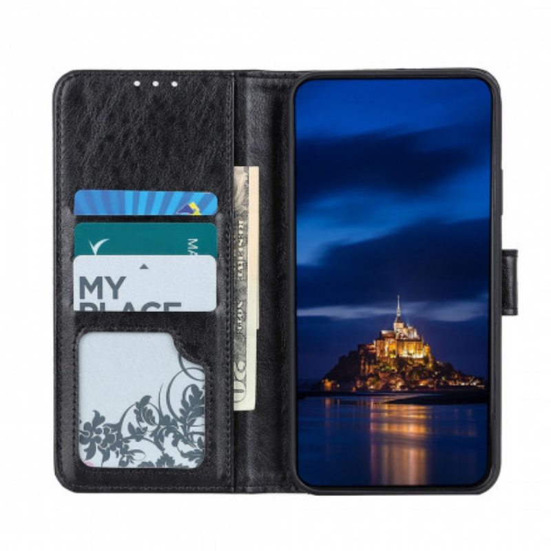 Flip Case Huawei P40 Pro Teksturoitu Keinonahka