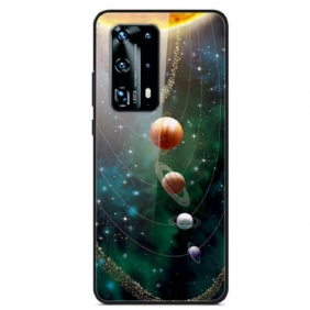 Kuori Huawei P40 Pro Aurinkokunnan Planeetan Karkaistu Lasi