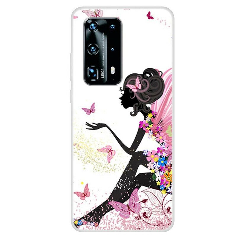 Kuori Huawei P40 Pro Butterfly Lady