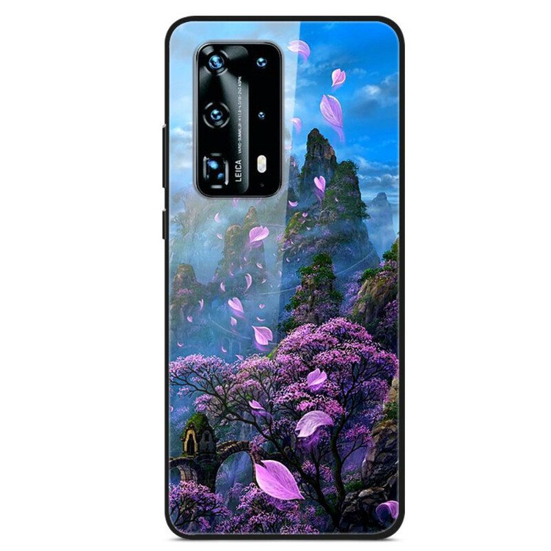 Kuori Huawei P40 Pro Fantasia Maisema Karkaistu Lasi