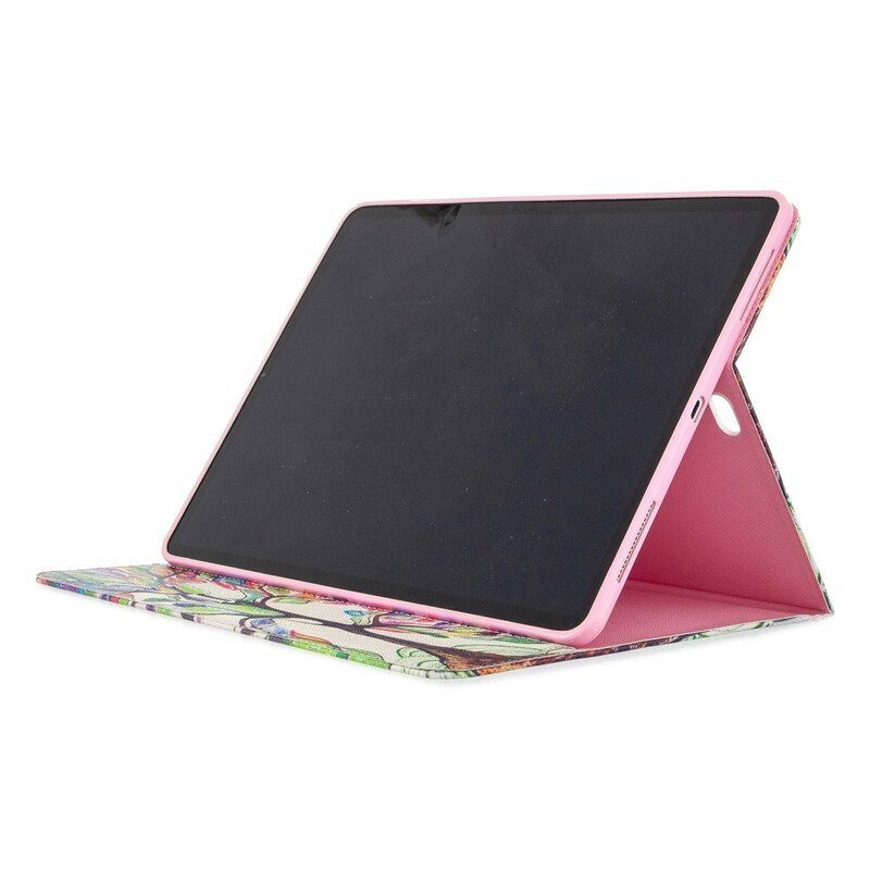 Flip Case iPad Pro 12.9" (2021) Kukkiva Puukuvio