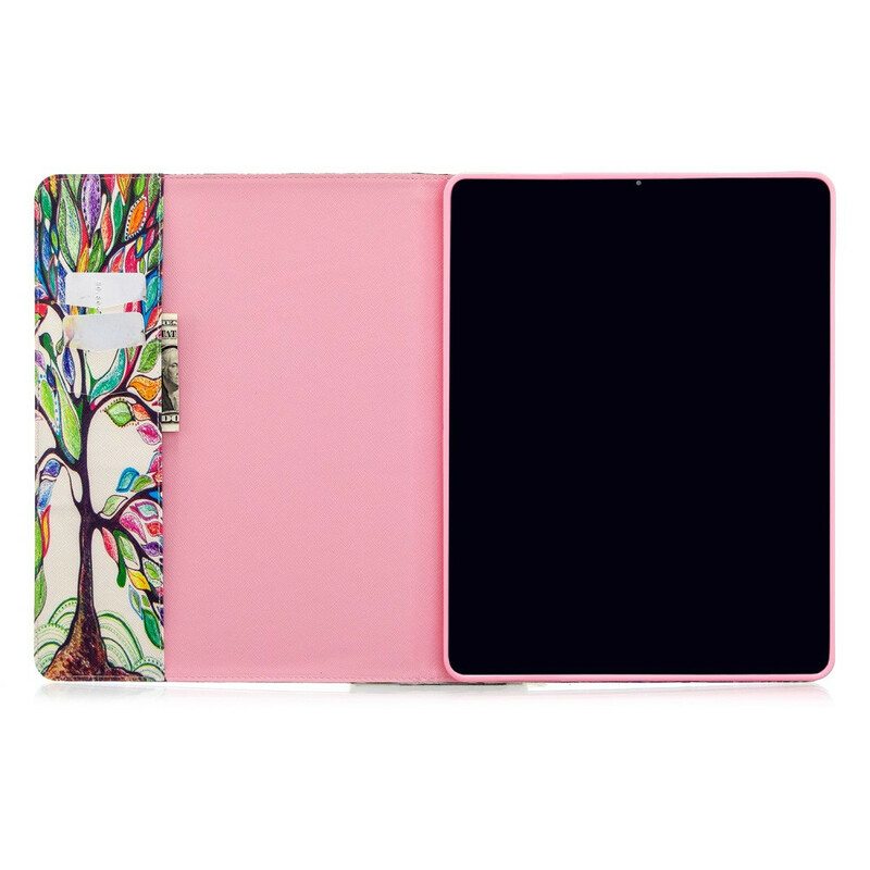 Flip Case iPad Pro 12.9" (2021) Kukkiva Puukuvio