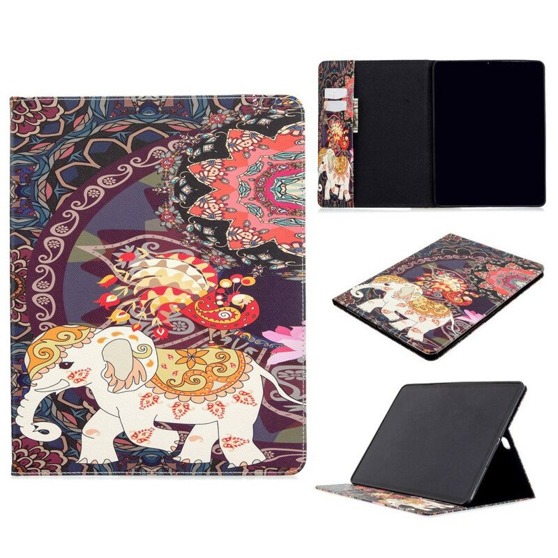 Kotelot iPad Pro 12.9" (2021) Elephant Print Pattern