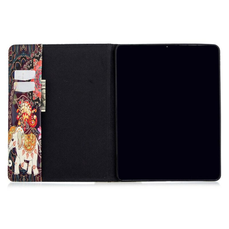 Kotelot iPad Pro 12.9" (2021) Elephant Print Pattern