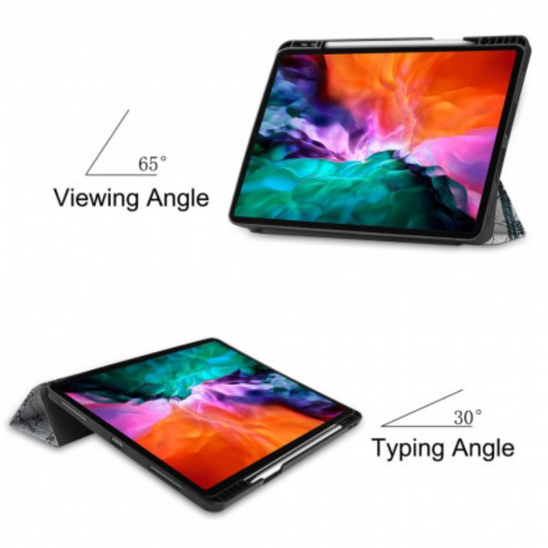 Puhelinkuoret iPad Pro 12.9" (2021) Eiffel-tornin Kynäteline