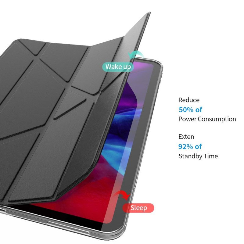 Puhelinkuoret iPad Pro 12.9" (2021) Yksinkertainen Origamisuunnittelu