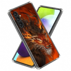 Kuori Samsung Galaxy A16 5g Fire Tiger Silikoni Suojakuori