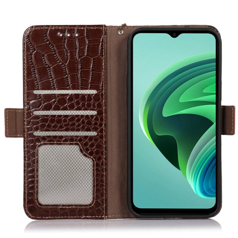 Kotelot Xiaomi Redmi A1 Crocodile Style Rfid