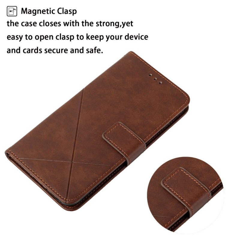 Kotelot Xiaomi Redmi A1 X Design Geo Leather Style