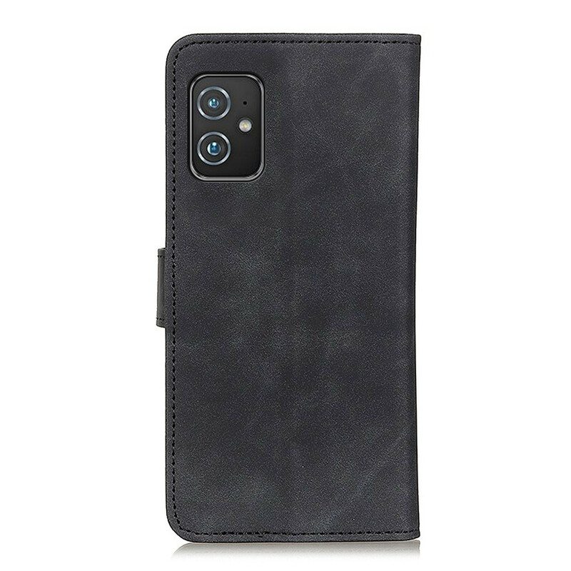 Kotelot Asus Zenfone 8 Matta Vintage Leather Effect Khazneh