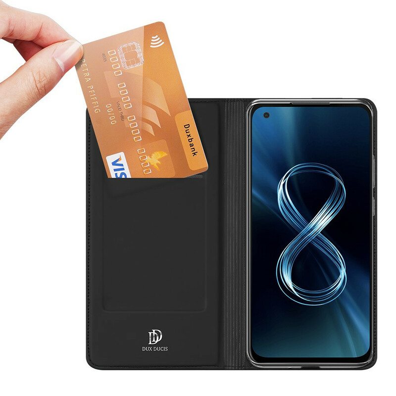 Puhelinkuoret Asus Zenfone 8 Kotelot Flip Skin Pro Dux Ducis