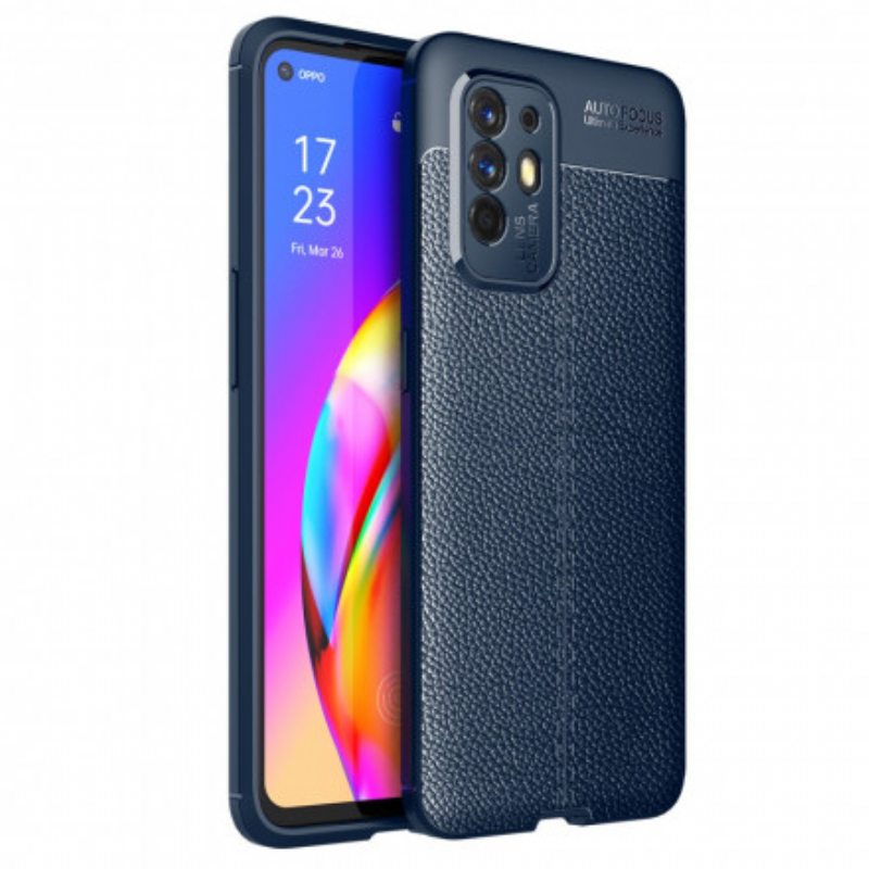 Case Oppo A94 5G Litchi-nahkaefekti