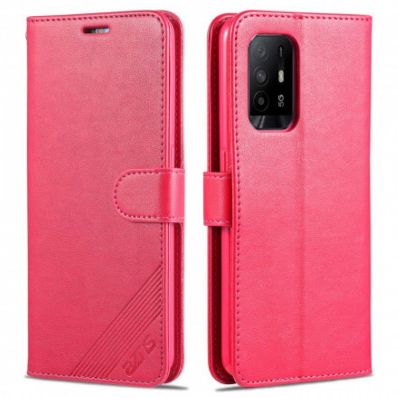 Flip Case Oppo A94 5G Azns Keinonahkaa