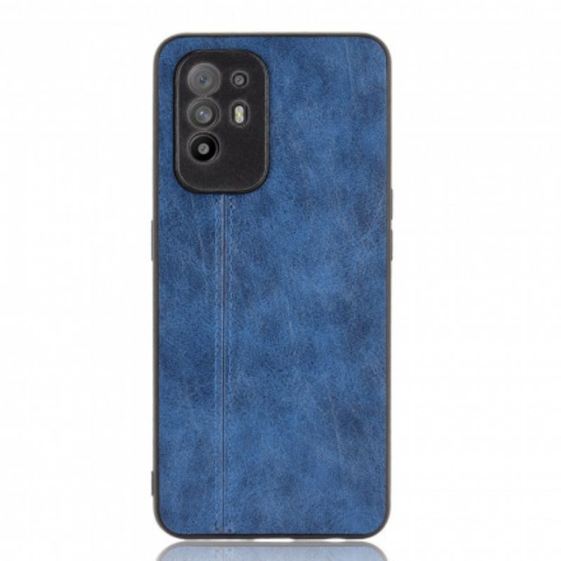 Kuori Oppo A94 5G Couture-nahkaefekti