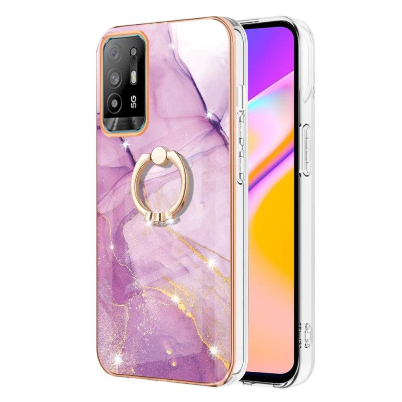 Kuori Oppo A94 5G Marmori Sormuksella