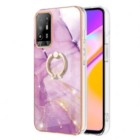 Kuori Oppo A94 5G Marmori Sormuksella