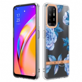 Kuori Oppo A94 5G Pionit Kukat Saumaton