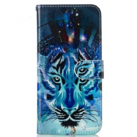 Kotelot Samsung Galaxy S24 Fe Wolf Print Strap Suojakuori