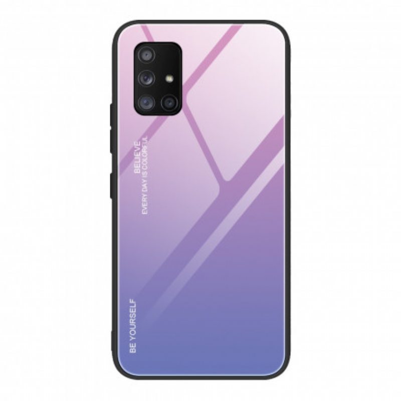 Case Samsung Galaxy A71 5G Karkaistu Lasi Ole Oma Itsesi