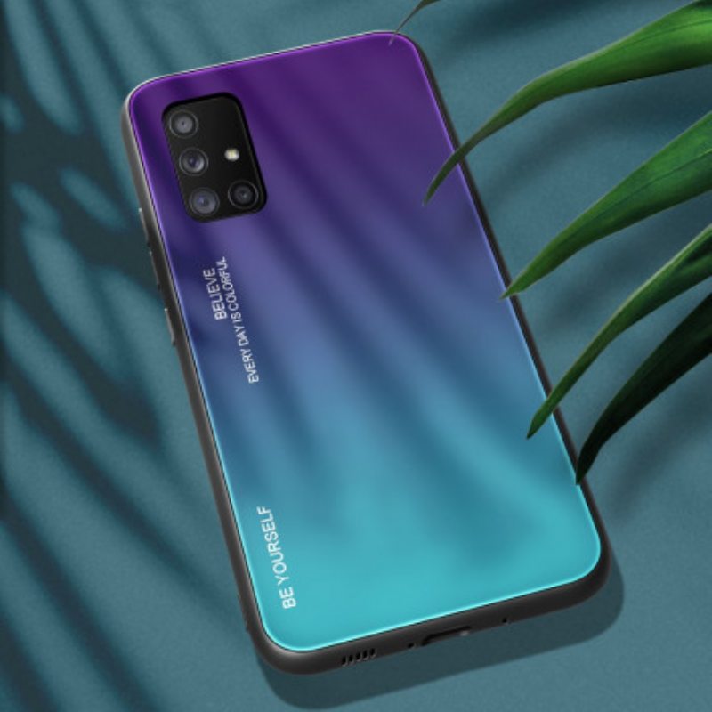 Case Samsung Galaxy A71 5G Karkaistu Lasi Ole Oma Itsesi