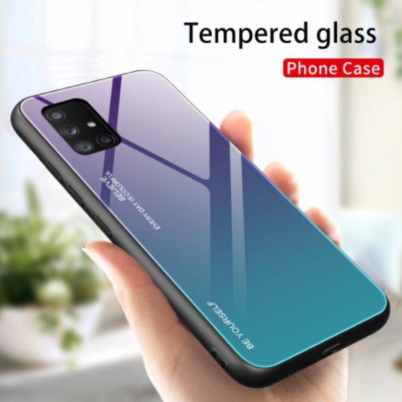 Case Samsung Galaxy A71 5G Karkaistu Lasi Ole Oma Itsesi