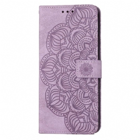 Flip Case Samsung Galaxy S23 Plus 5G Suojaketju Kuori Strappy Mandala