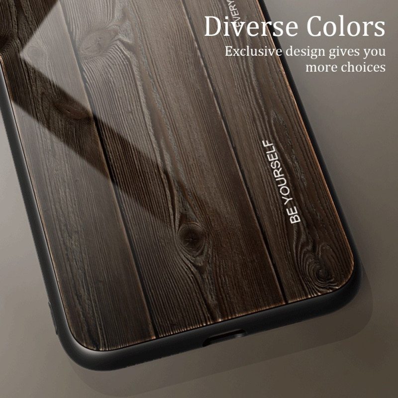 Kuori Samsung Galaxy S23 Plus 5G Wood Design Karkaistu Lasi