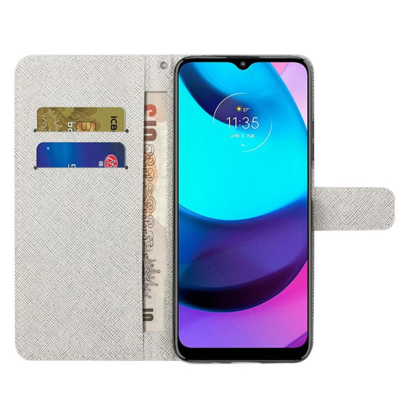 Flip Case Moto G71 5G Suojaketju Kuori Toimitus Thong Cats