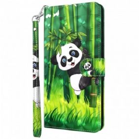 Kotelot Moto G71 5G Panda Ja Bambu