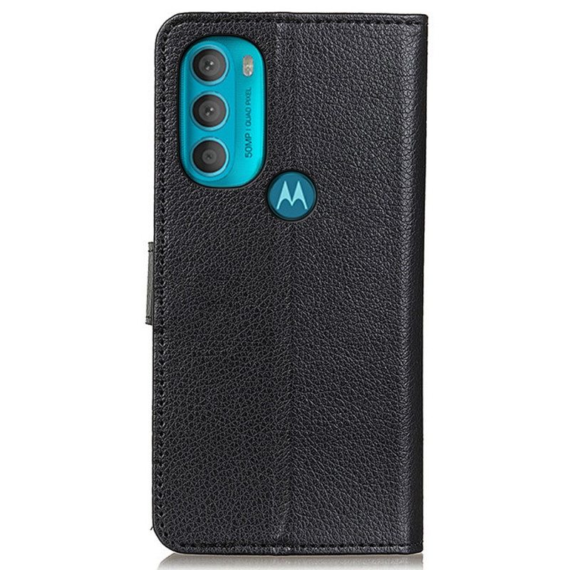 Kotelot Moto G71 5G Perinteisesti Litsi